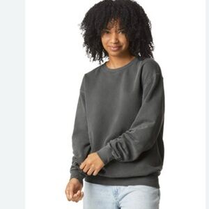 Crewneck Sweatshirt| Comfort Colors Dark Gray Sweatshirt size X-Large